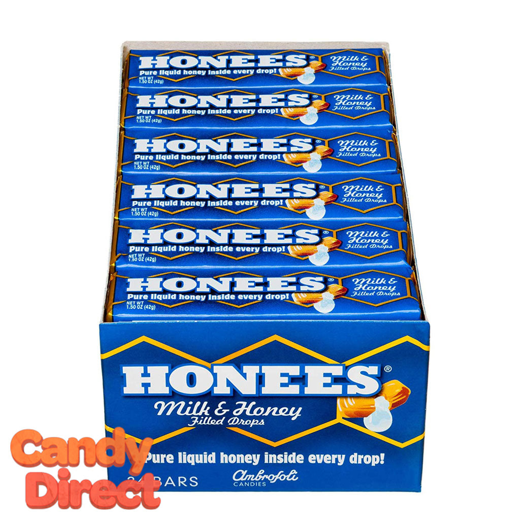  Ambrosoli Honees Bars Milk-N-Honey - 24ct 