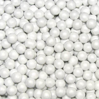  Shimmer White Sixlets - Bulk 12lb 