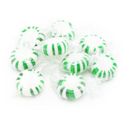 Spearmint Starlight Mints - 5lb – CandyDirect.com