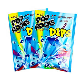  Pop Rocks Dips Blue Raspberry - 18ct 