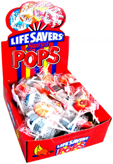 swirl lifesaver lollipops