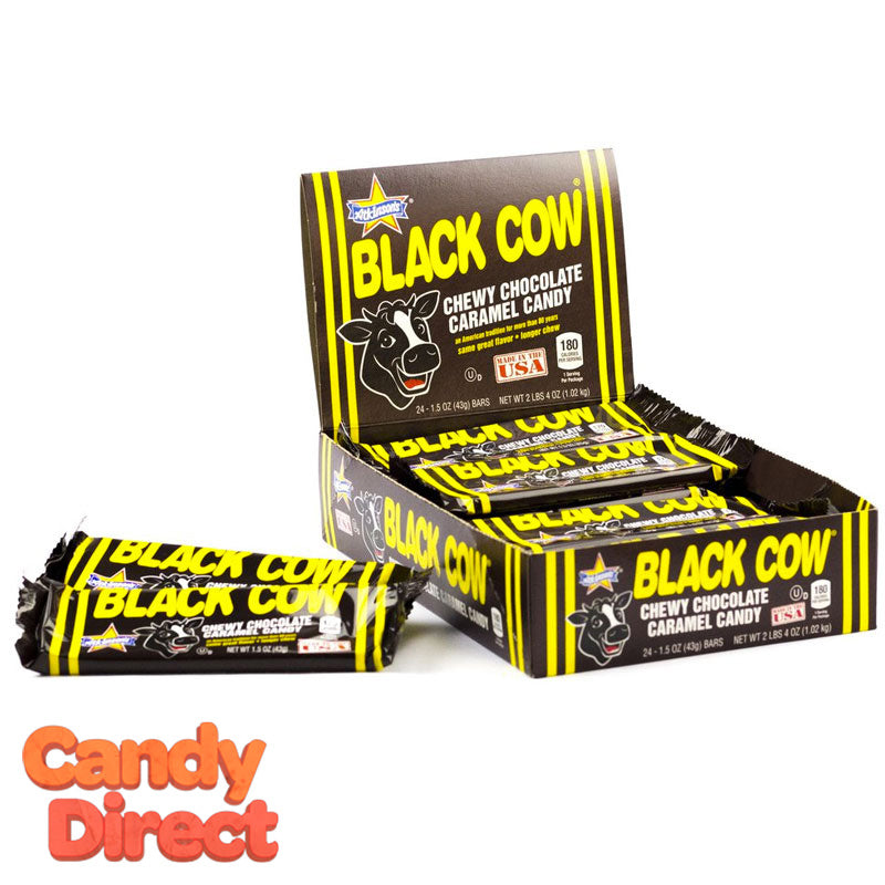  Black Cow Candy Bars - 24ct 