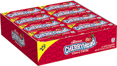  Cherryheads Candy Mini Boxes .9oz - 24ct 