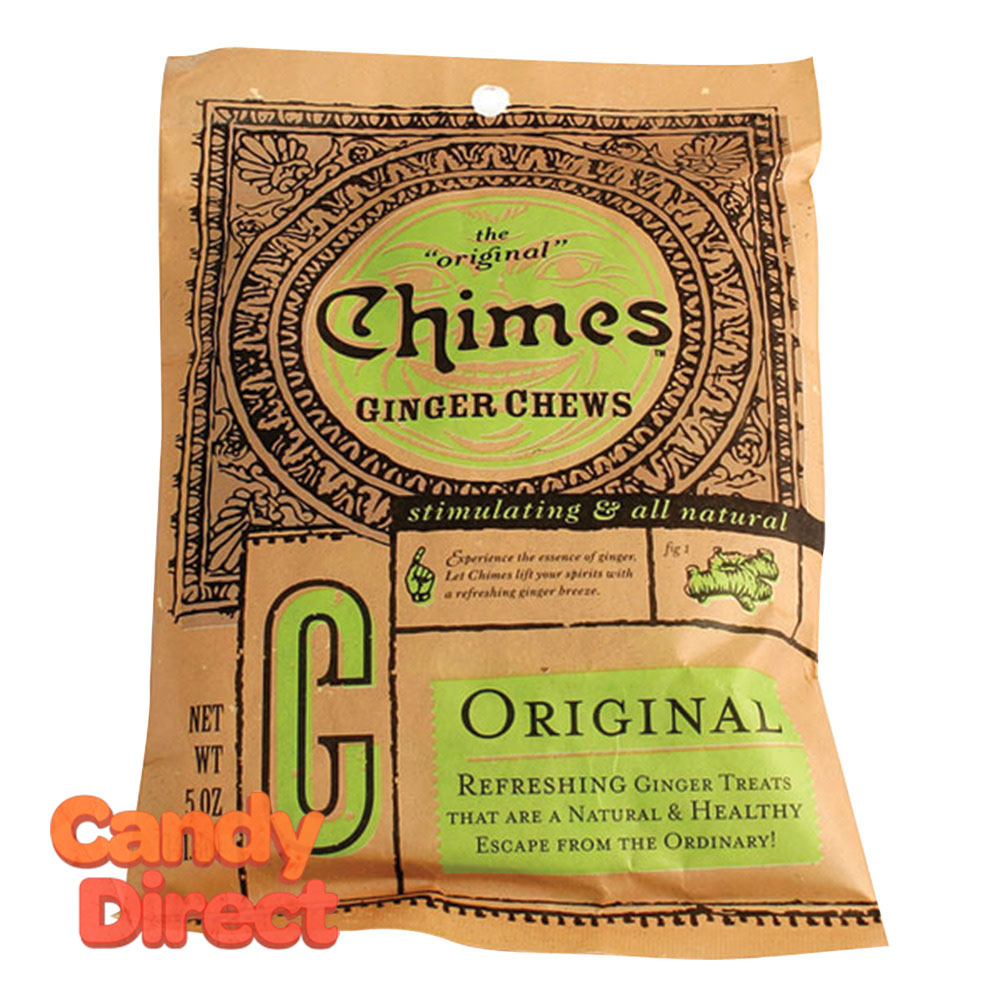  Chimes Ginger Chews Original 5oz Bag - 20ct 