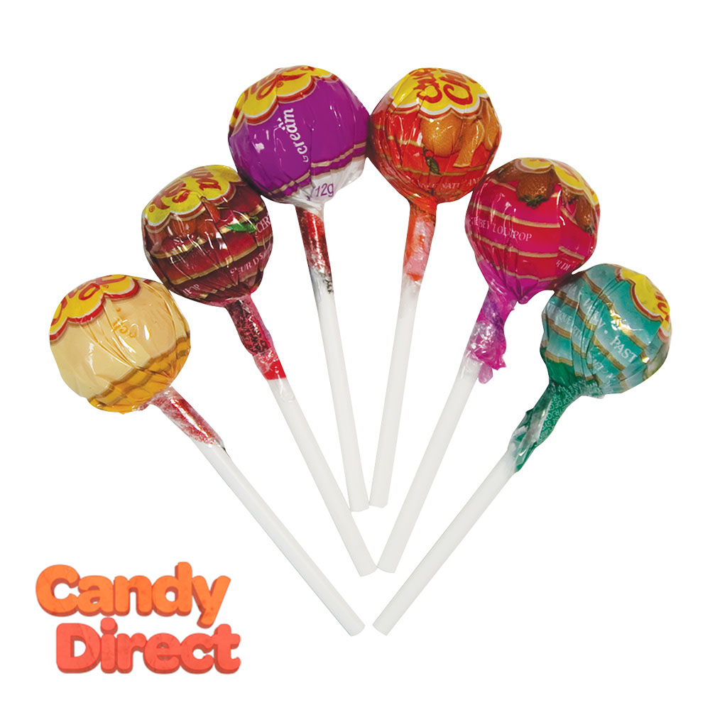  Chupa Assorted Fruit And Creamy Lollipops Chups - 29.95lbs 