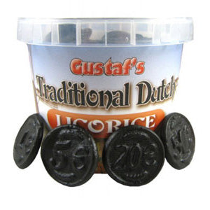  Licorice Coins - 7oz Tubs 6ct 