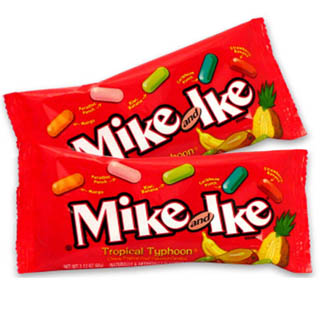  Mike & Ike Tropical - 24ct Bags 