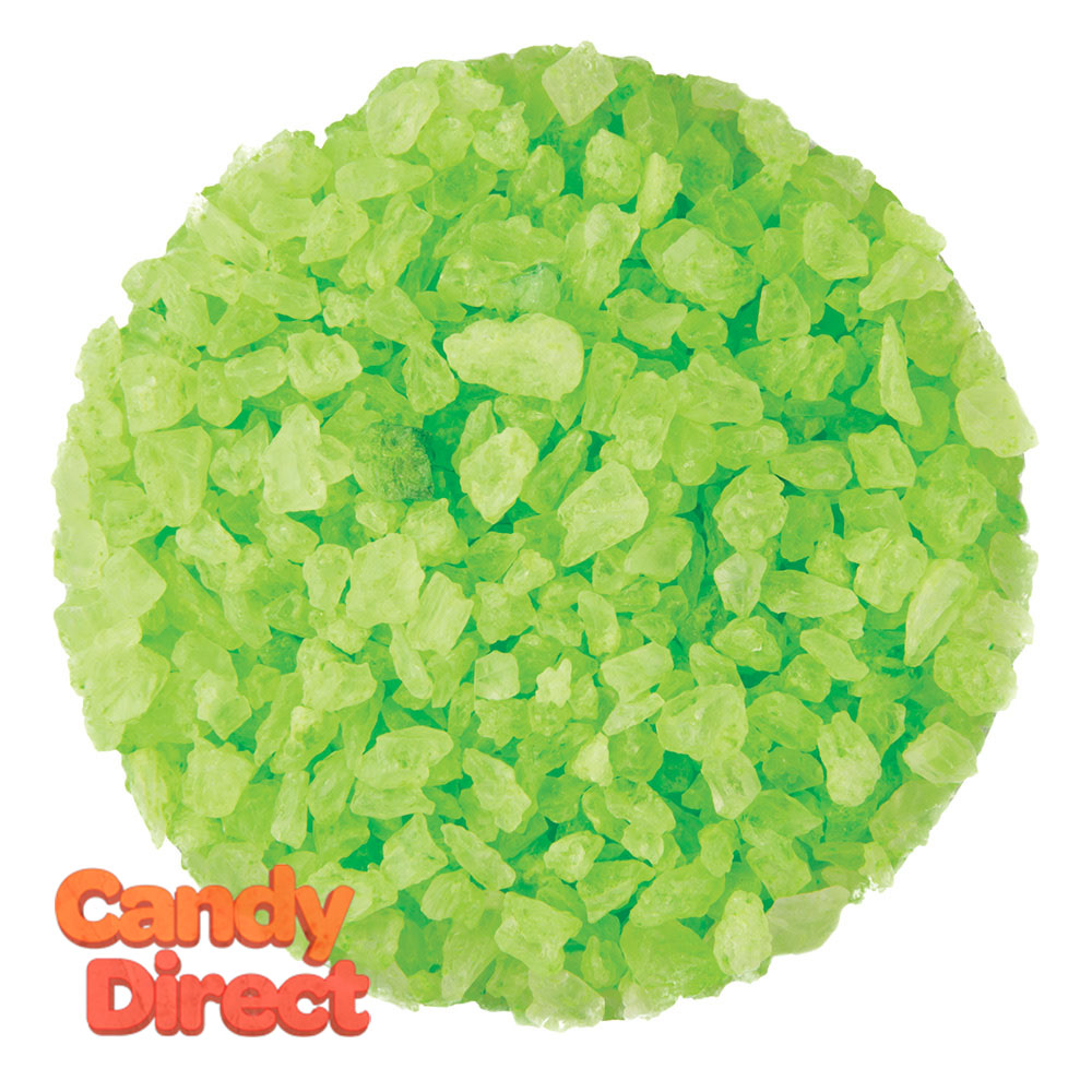  Dryden And Palmer Light Green Watermelon Rock Candy Crystals - 5lbs 