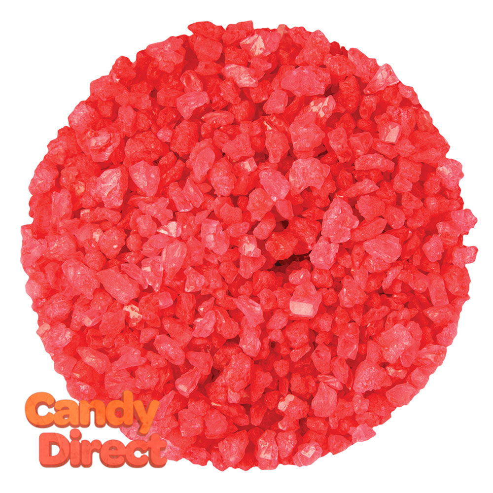  Dryden And Palmer Red Strawberry Rock Candy Crystals - 5lbs 