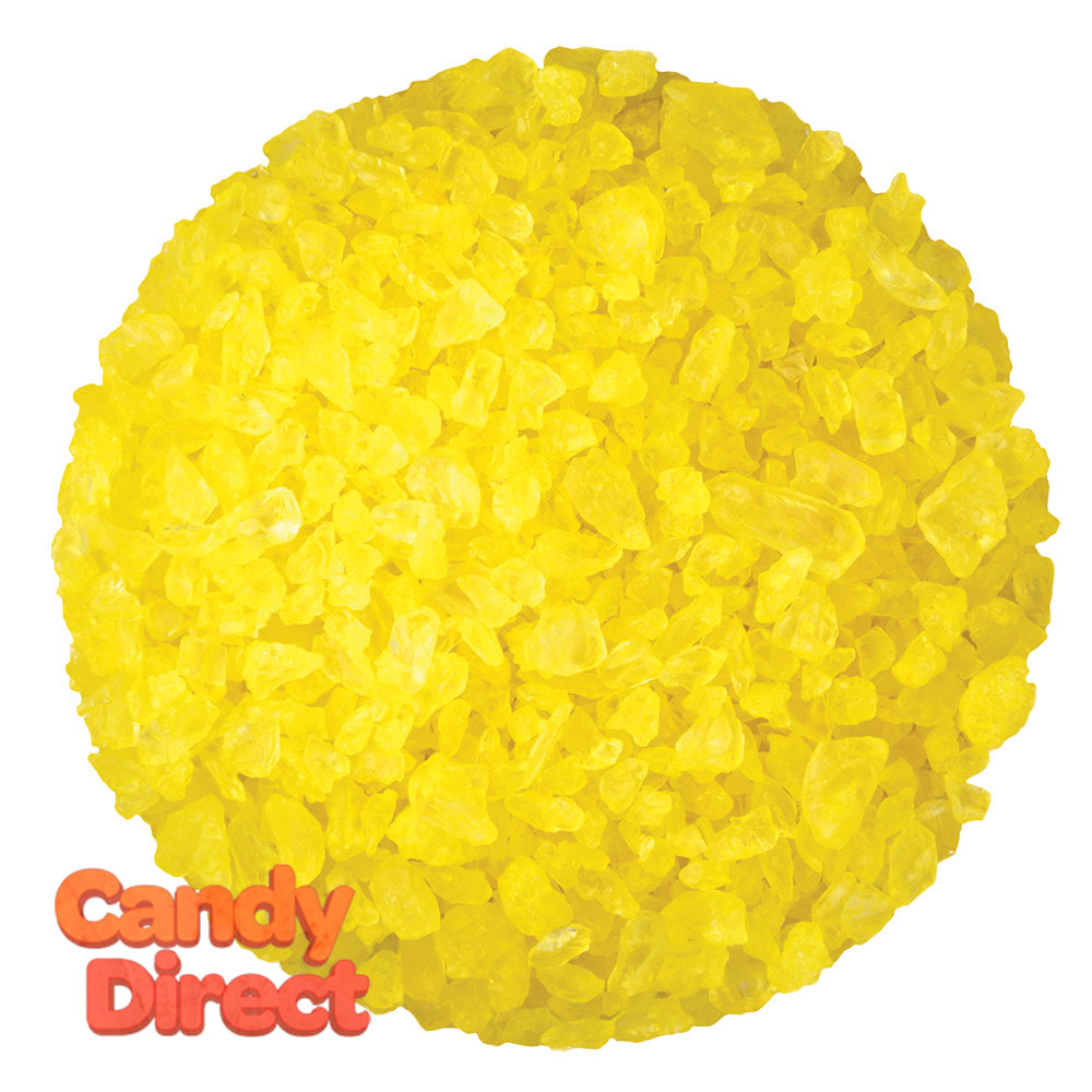  Dryden And Palmer Yellow Lemon Rock Candy Crystals - 5lbs 