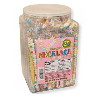  Smarties Candy Necklace - 72ct Tub 