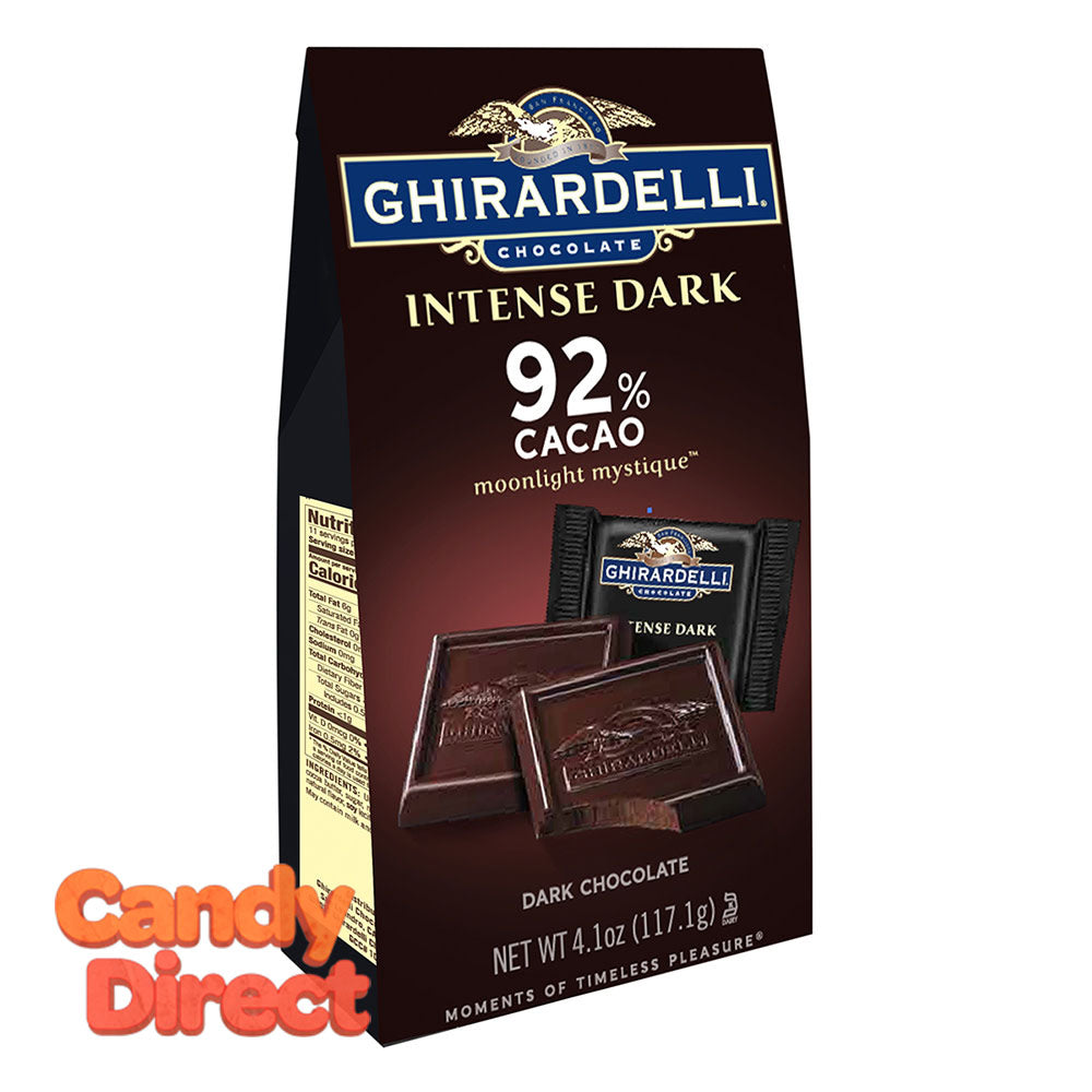  Ghirardelli Intense Dark Chocolate 92% Cocoa Moonlight Mystique 4.1oz Bag - 6ct 