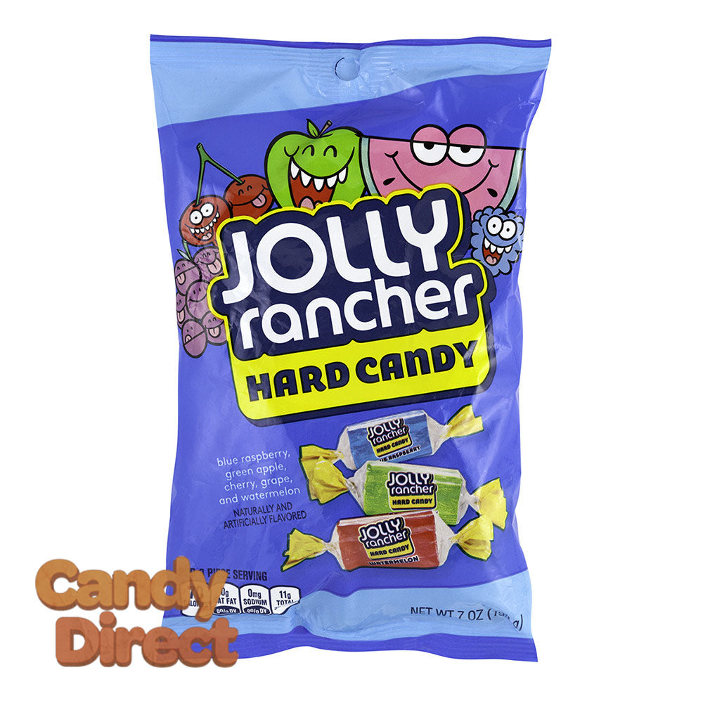  Jolly Original Hard Candy Rancher 7oz Peg Bag - 12ct 