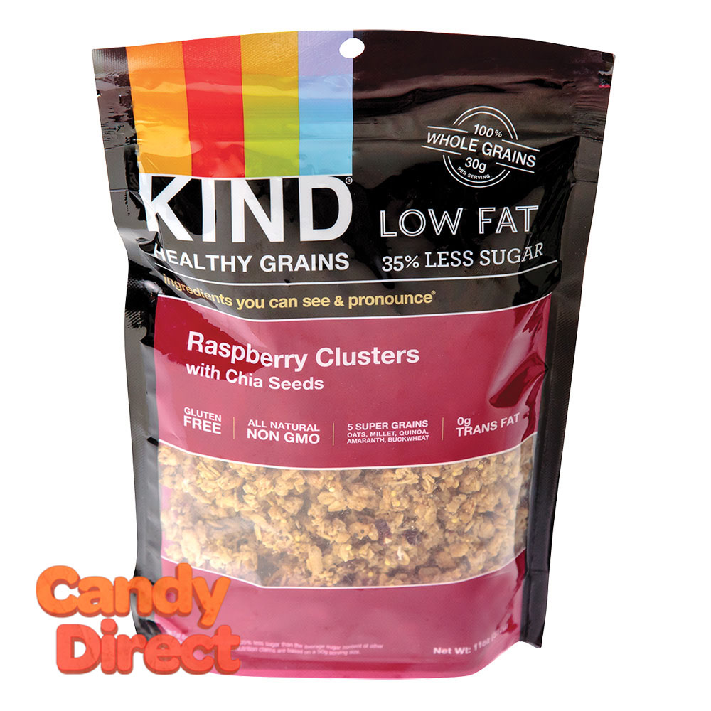  Kind Granola Raspberry Clusters With Chia Seed 11oz Bag - 6ct 