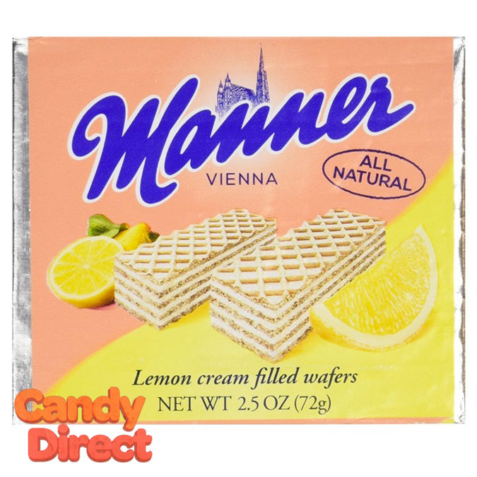  Lemon Manner Cream Wafers - 12ct 