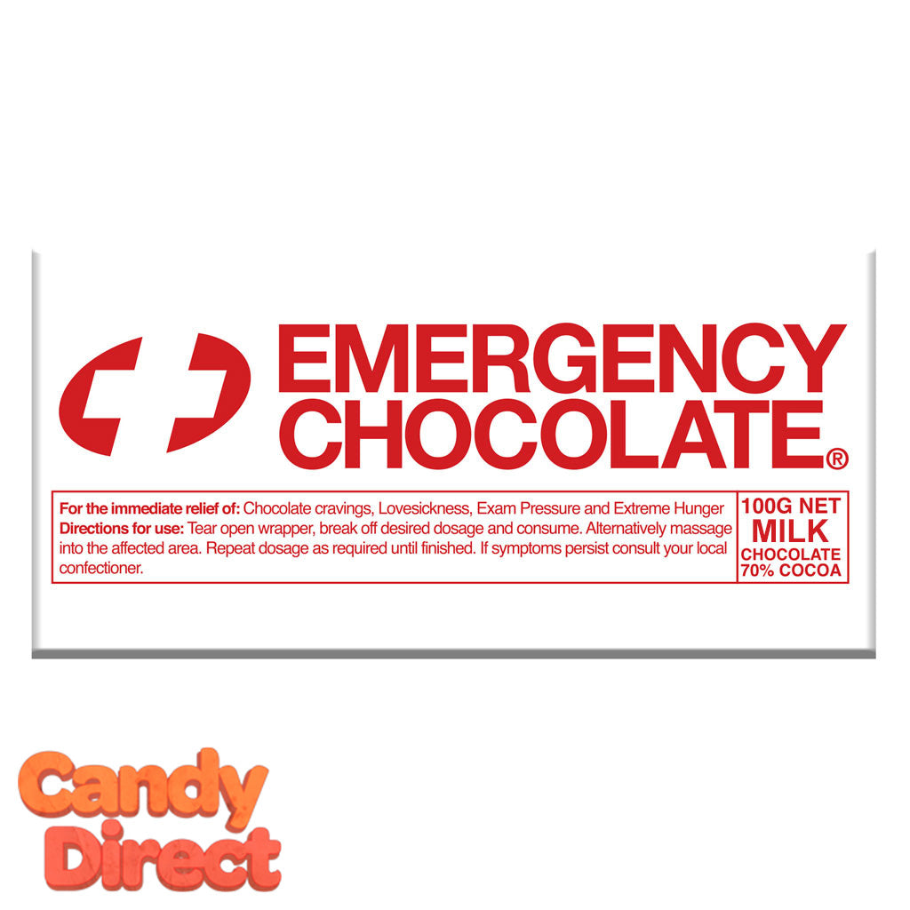  Milk Chocolate Emergency Bars - 10ct 