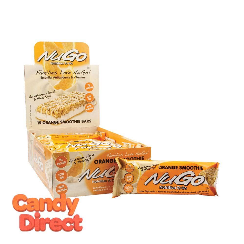  Nugo Protein Bar Orange Smoothie 1.76oz - 15ct 