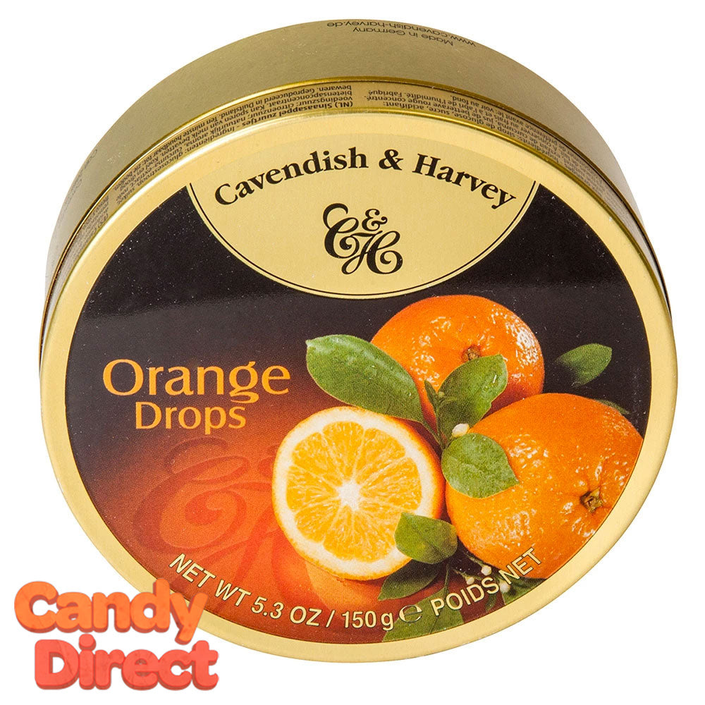  Orange Cavendish & Harvey Drops - 12ct Tins 