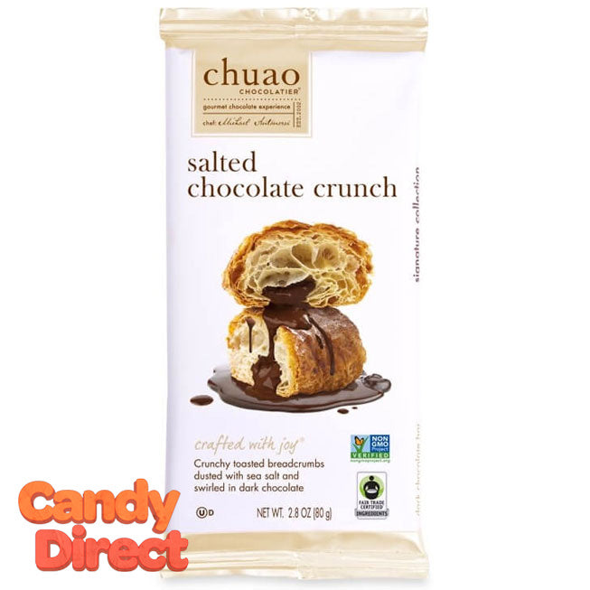  Salted Chocolate Crunch Chuao Bar - 12ct 