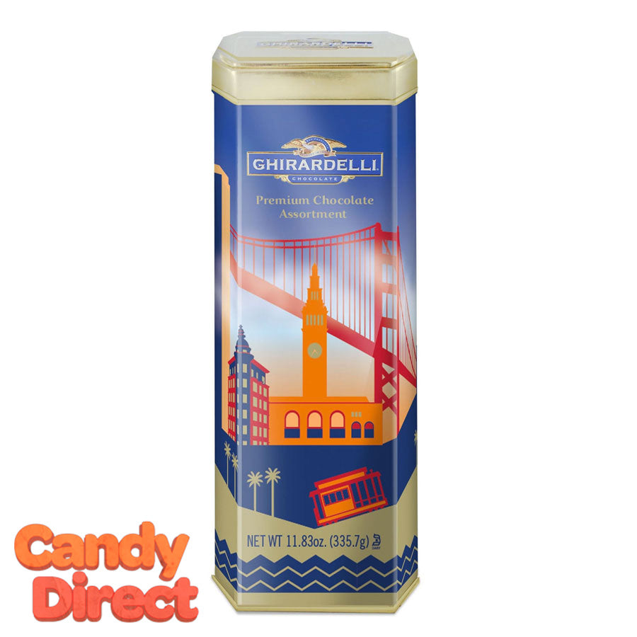  Ghirardelli San Francisco Tower Gift Tin - 6ct 