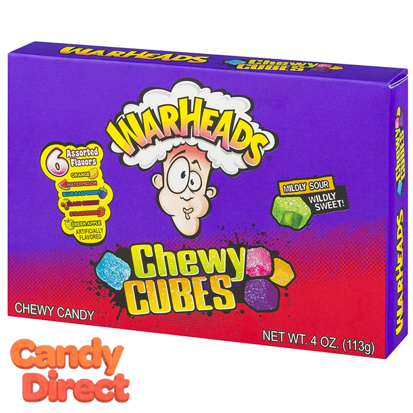  Warhead Sour Chewy Cubes Theater Box - 12ct 