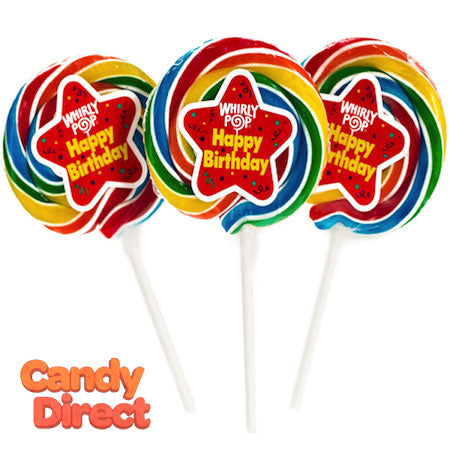  Whirly Pops Happy Birthday 1.5oz - 24ct 