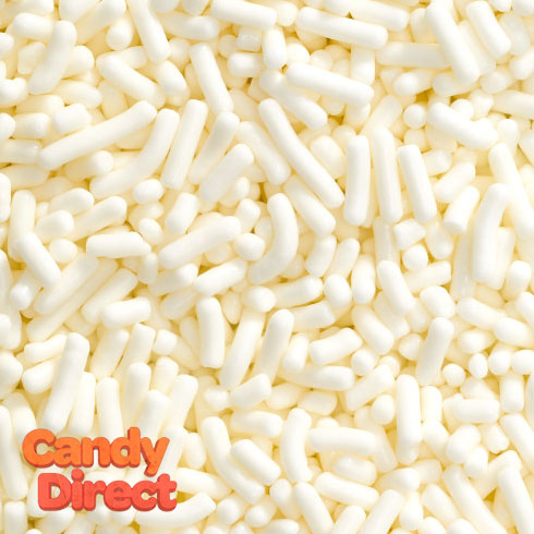  White Sprinkles - 6lb Bulk 