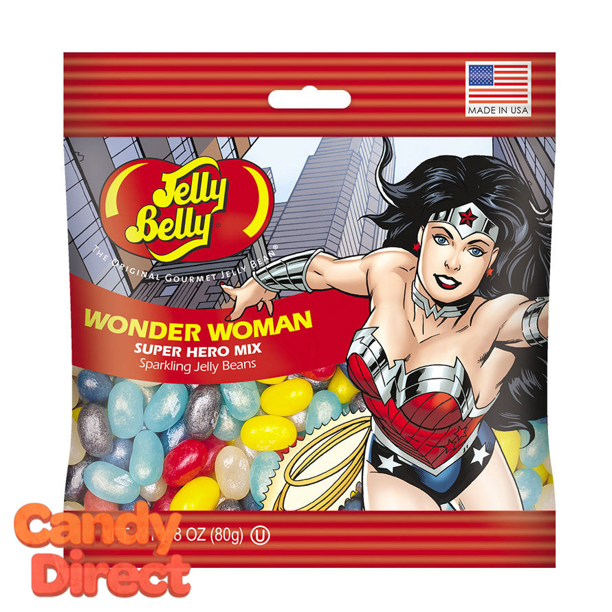  Wonder Woman Jelly Beans Jelly Belly Bags - 12ct 