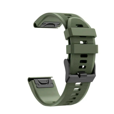  Garmin QuickFit 22 mm Watch Band - Graphite Silicone Band :  Electronics