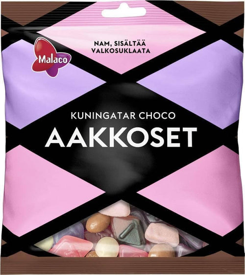 Aakkoset Kuningatar Choco 270g, 8-Pack | Finnish Sweets