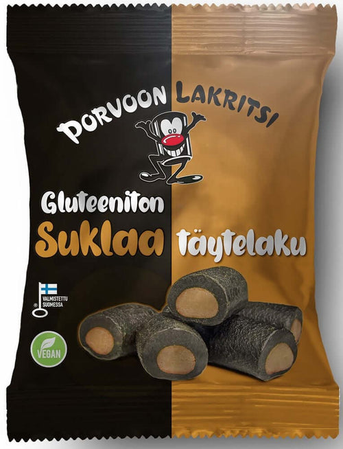 Gluteeniton Suklaa Täytelakritsi 150g | Finnish Licorice