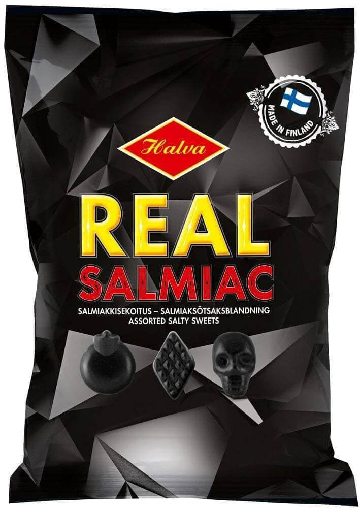 Halva Real Salmiac 400g, 5-Pack | Finnish Licorice