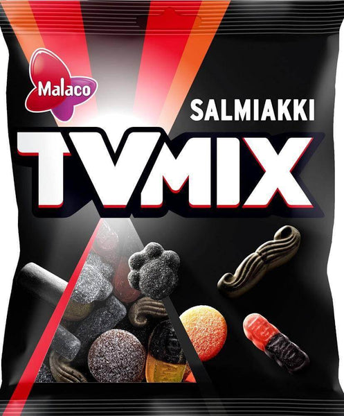 Malaco TV Mix Salmiakki 280g | Finnish Licorice