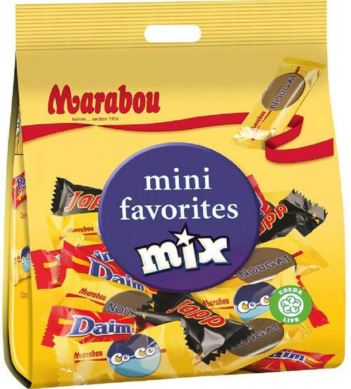 indstudering Lægge sammen efterår Marabou Mini Favorites Mix 188g | Swedish Chocolate
