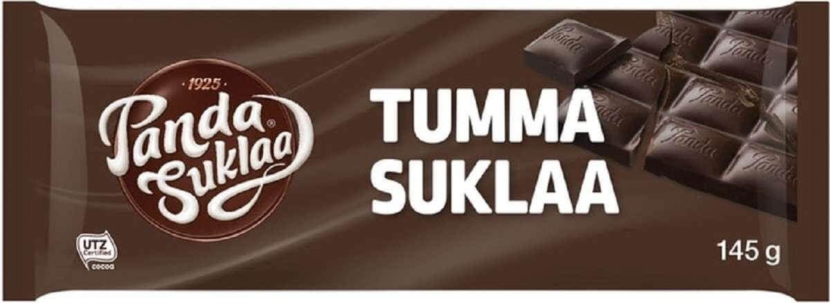 Panda Tumma Suklaa Finnish Dark Chocolate Bar 145g | Chocolate Bar