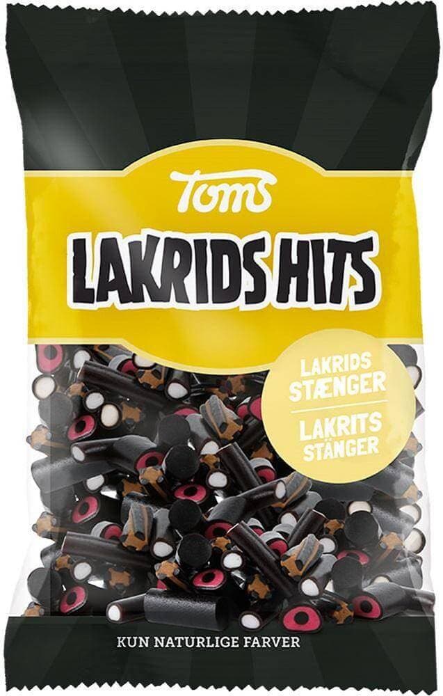Lakrids Hits 375g, 6-Pack Danish Licorice