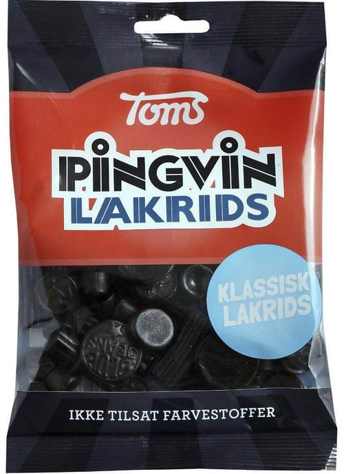 Pingvin Lakrids 110g, 18-Pack | Danish Licorice