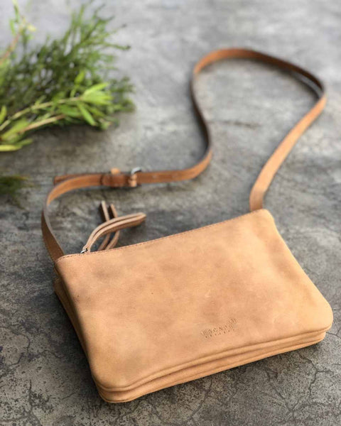Full Grain Leather Crossbody Made In South Africa