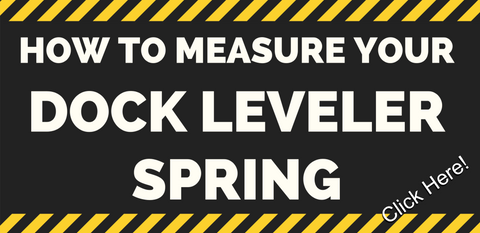 How to measure a dock leveler spring