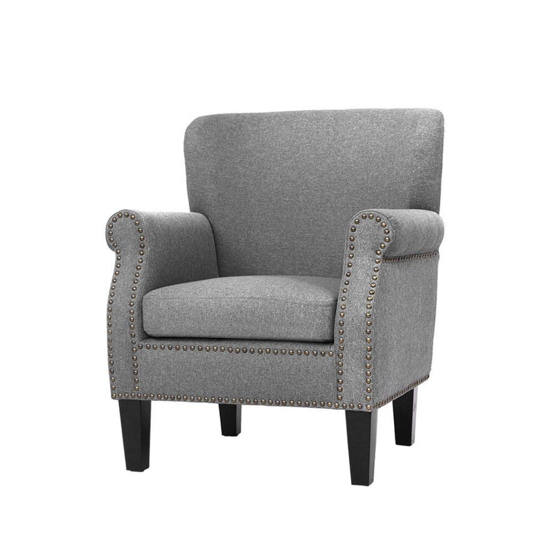 grey single chair