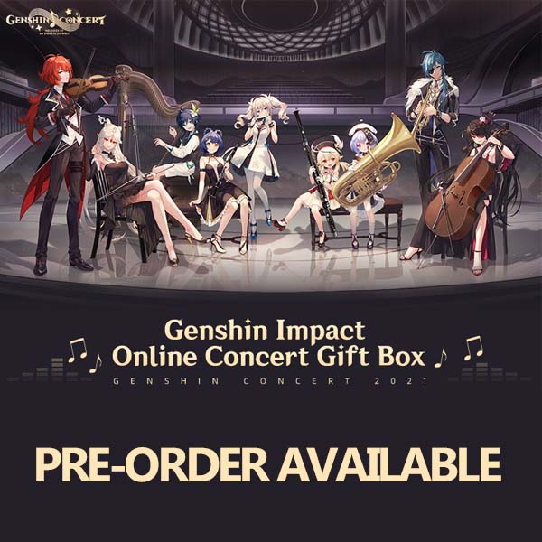 GENSHIN CONCERT 2021 Melodies of an Endless Journey Gift Box animate