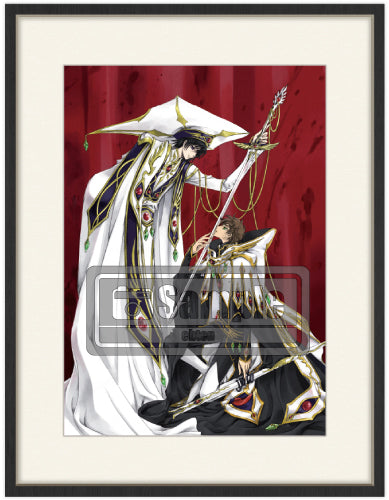 Code Geass Fine Art Prints In Frame Lelouch Suzaku Fine Art Animate Usa Online Shop