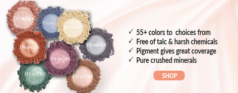 Demure mineral eye colors  with pure minerals