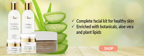 Deluvia Premium Facial Skincare Kit with Dead Sea Minerals and aloe vera