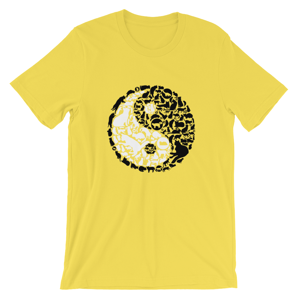 Cat Yin And Cat Yang Unisex Premium T Shirt Teexpression