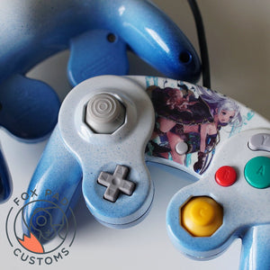 teal gamecube controller