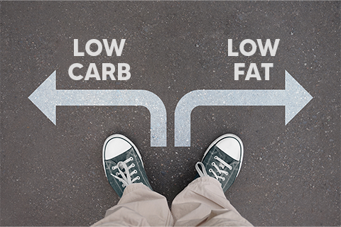 low carb vs low fat for weight loss