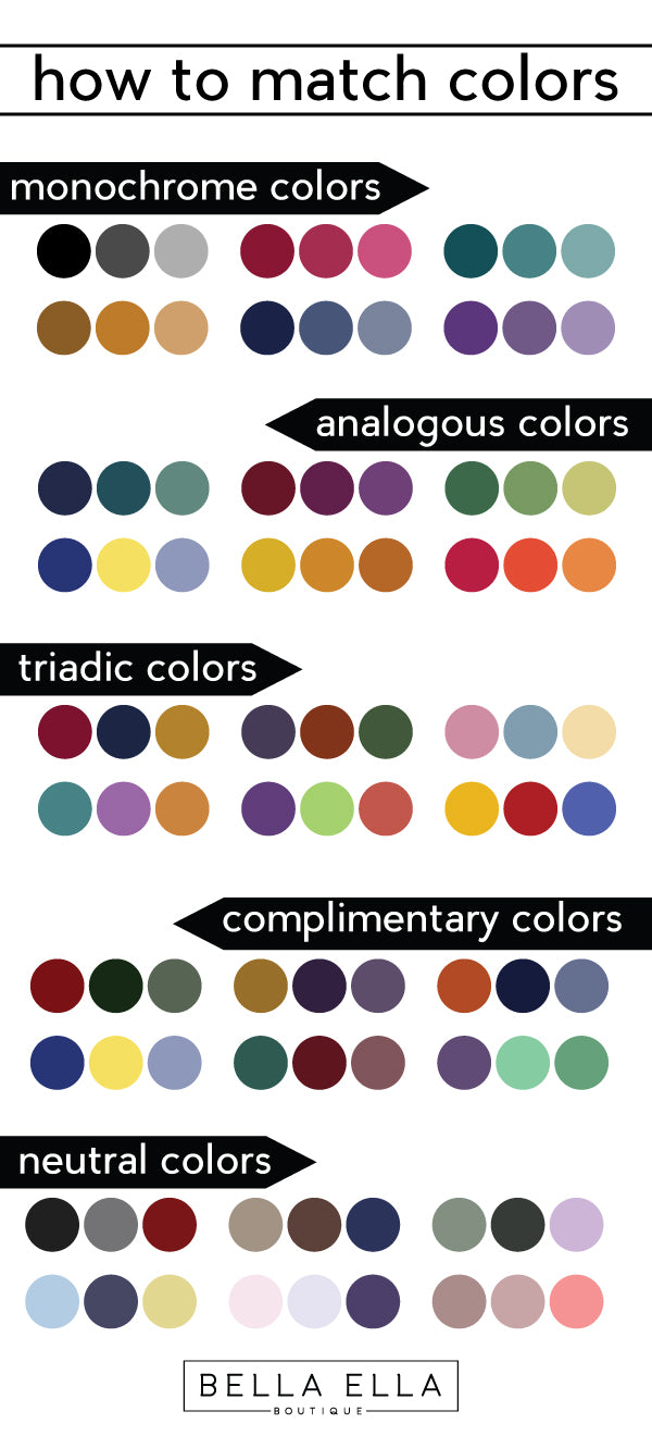 How To Match Colors In Your Clothes - With Color Wheel Guide