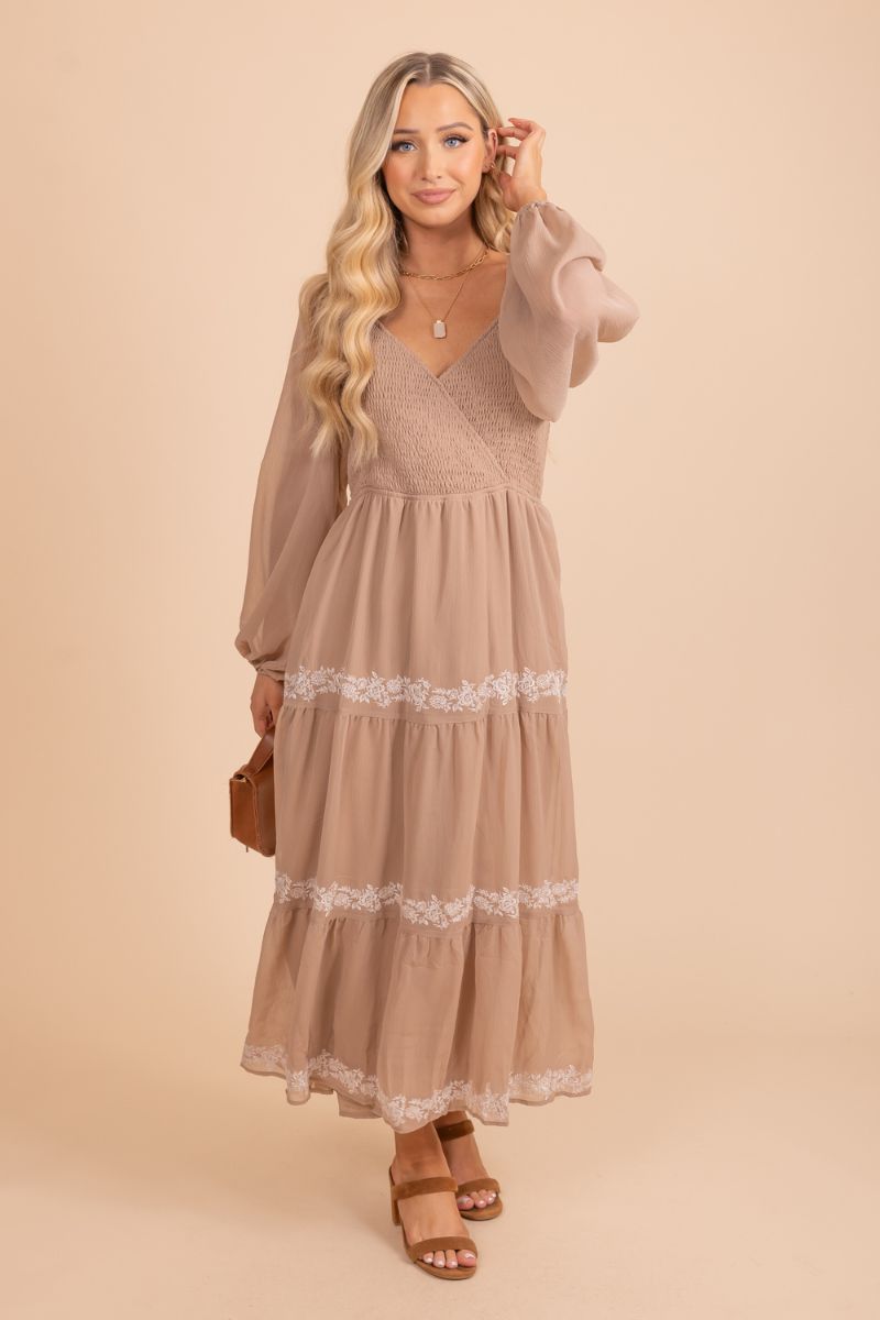 Inspire Me Long Sleeve Maxi Dress