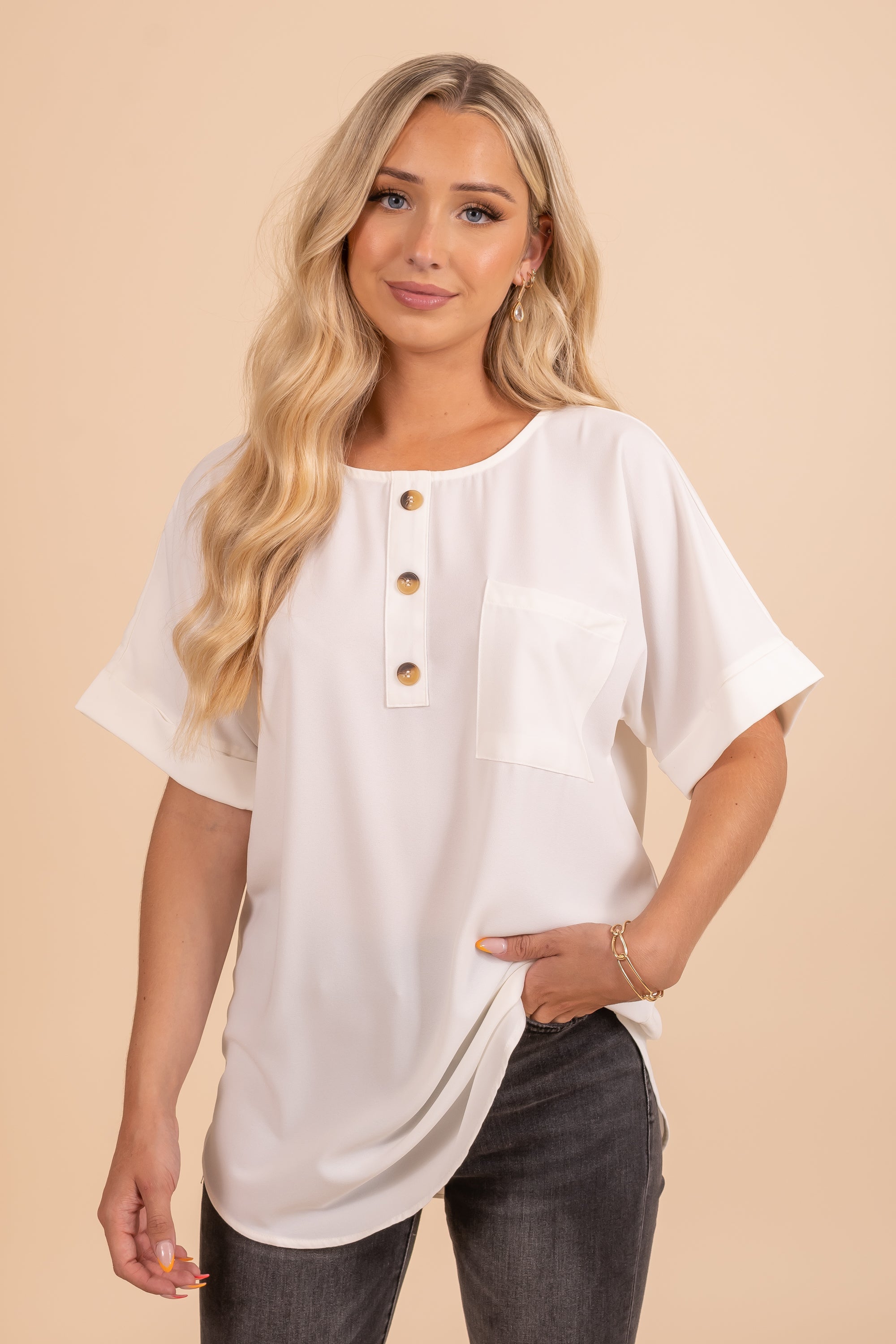 Born for This Short Sleeve Blouse
